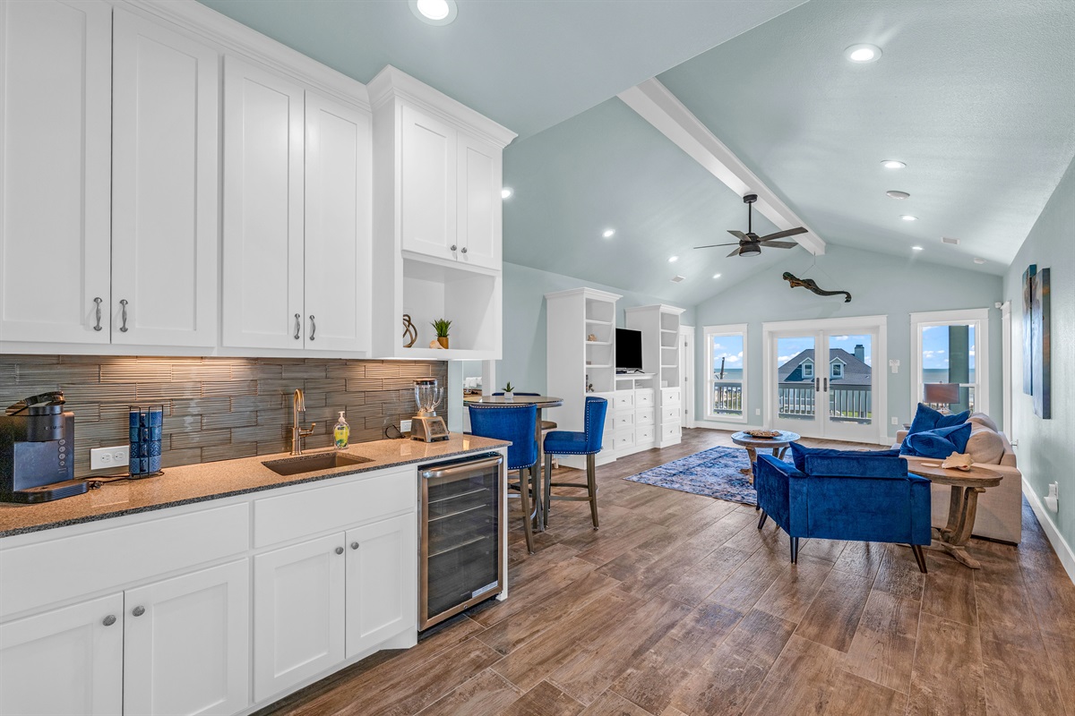 Crystal Paradise Media Room: Inviting media lounge with generous seating and a great setup for movies, games, and group gatherings.