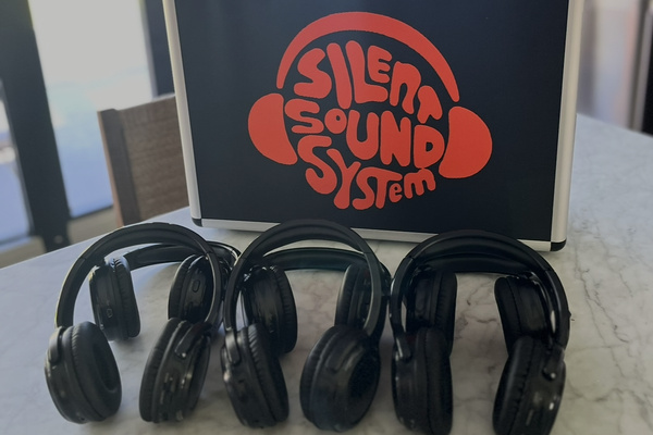 Silent Disco provided to dance the night away!