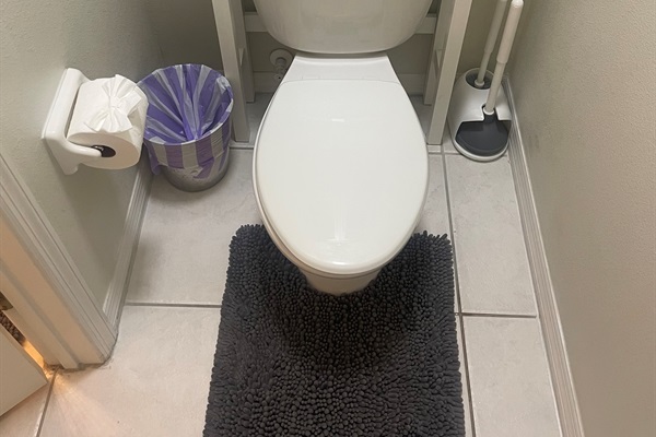 
Private toilet area within the master bathroom, offering added privacy and convenience during your stay