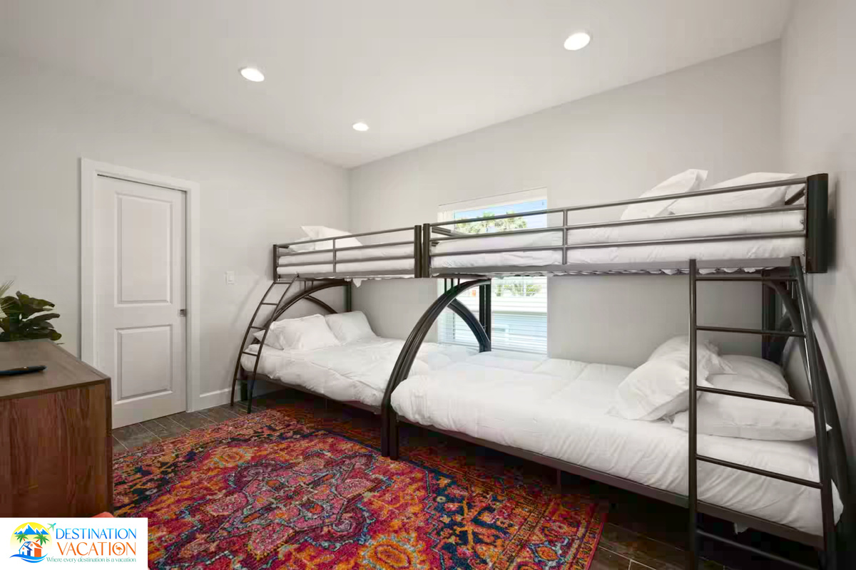 Bunk beds bring fun and flexibility to family stays.