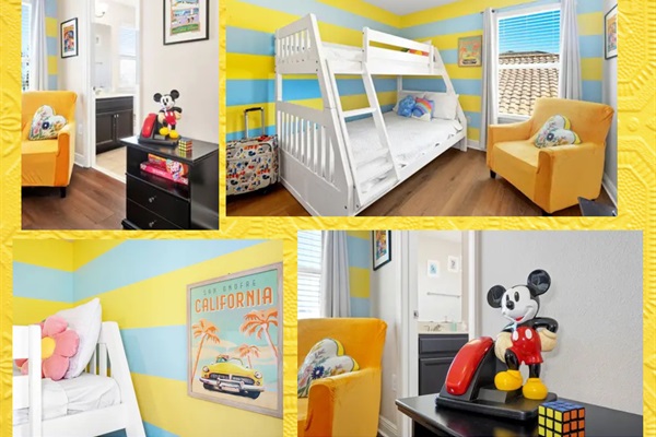 Vintage Disney themed room