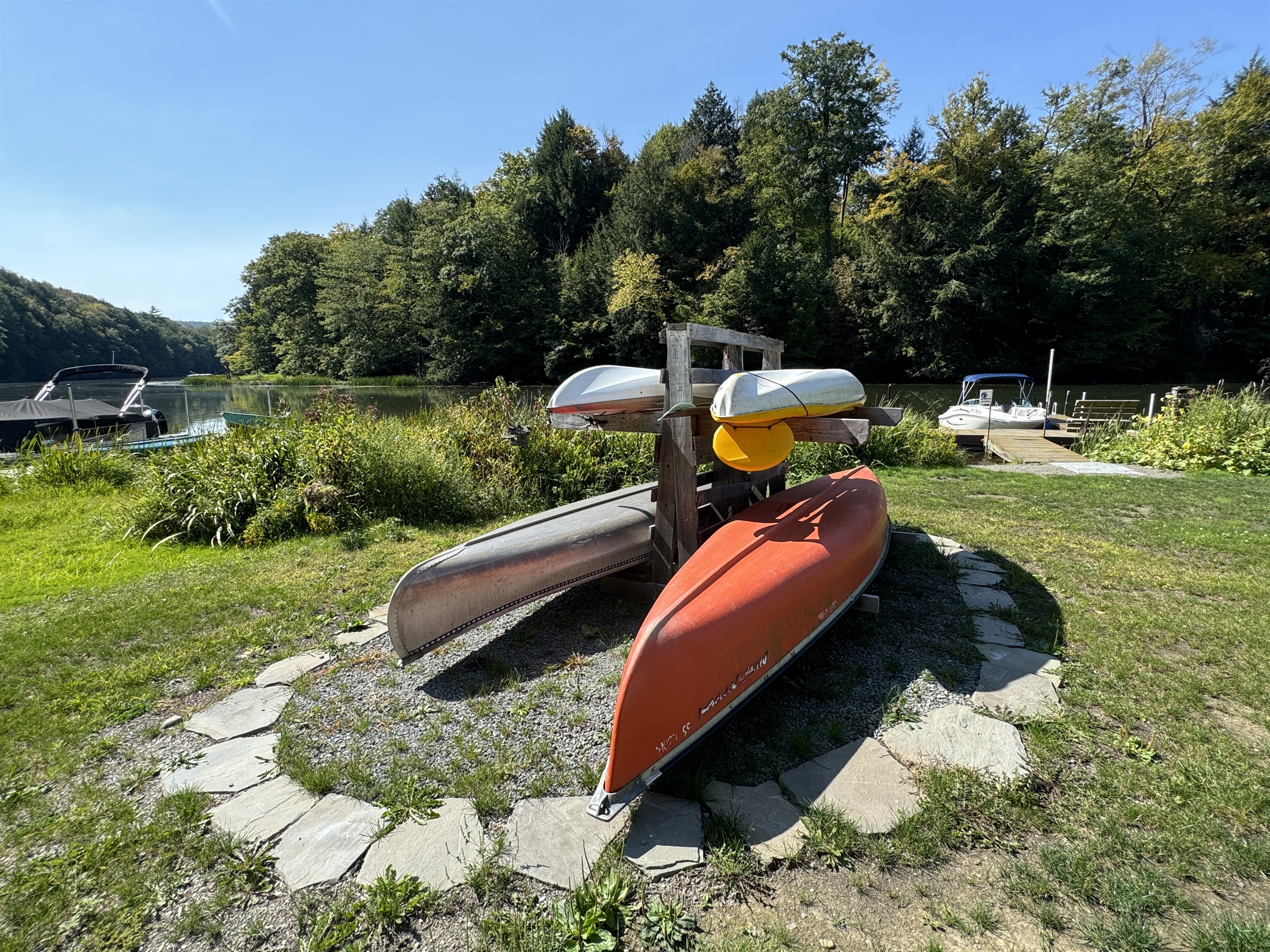 Canoes and Kayaks, for your use