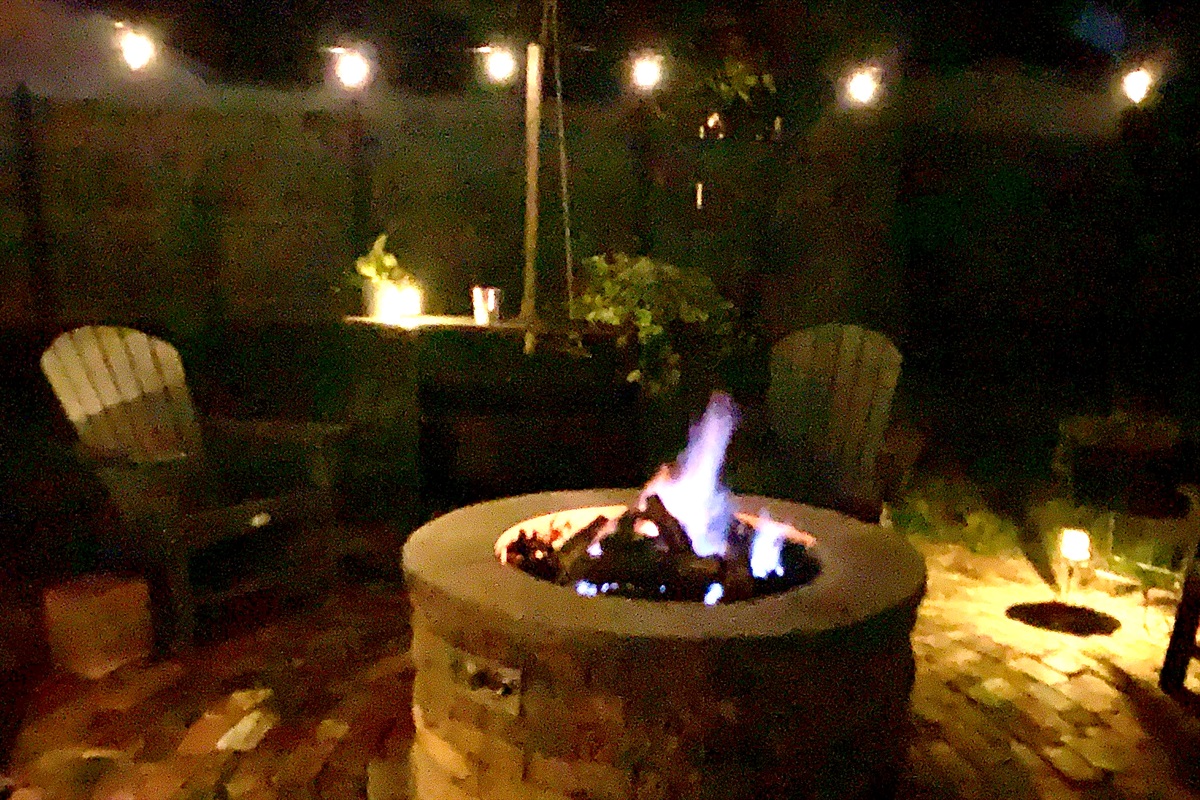 beach nights around the natural gas firepit... smores anyone?
