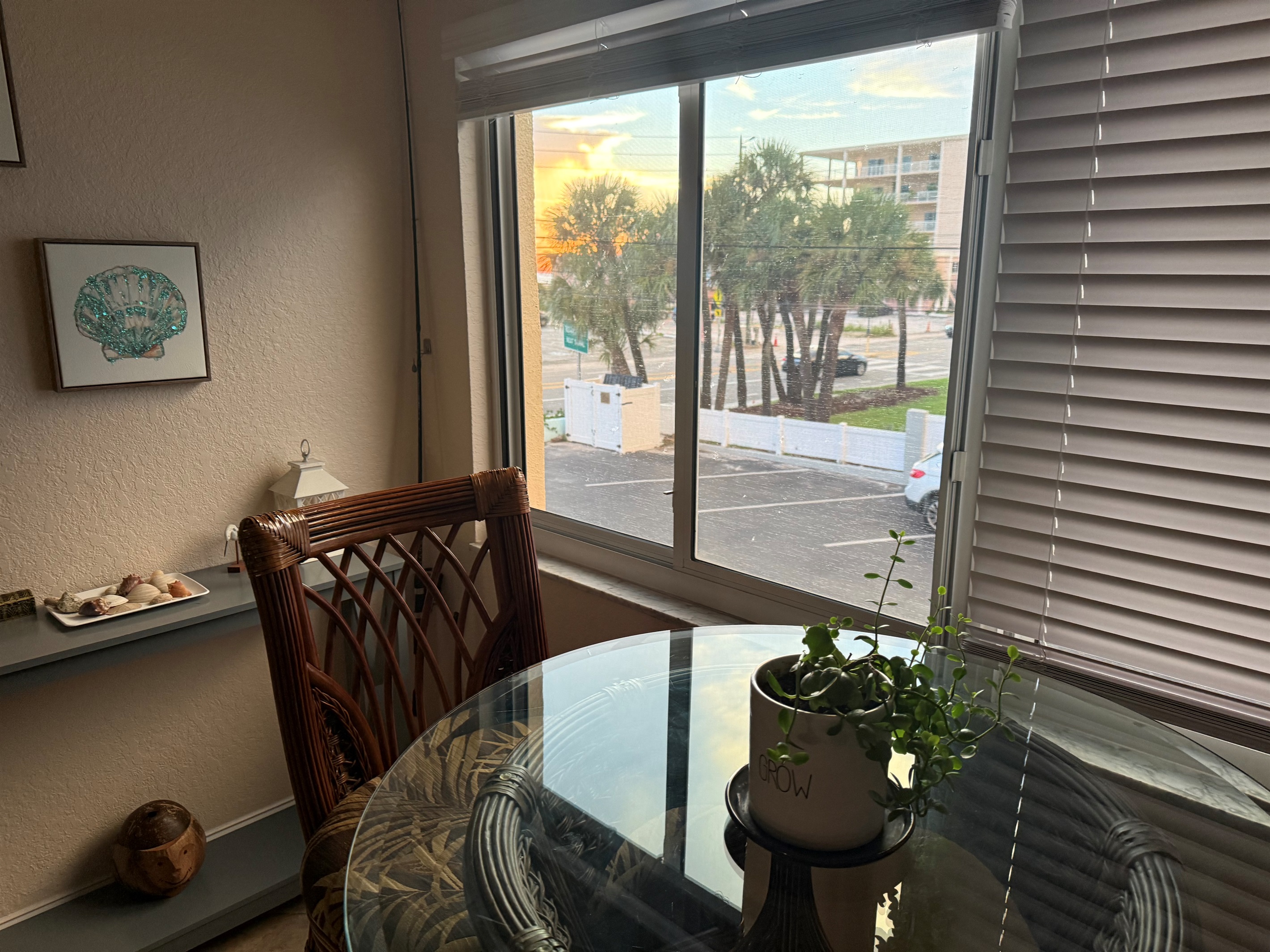 "Sunsets from your window"