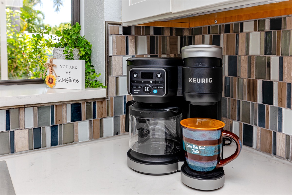 Drip coffe & Keurig coffee!