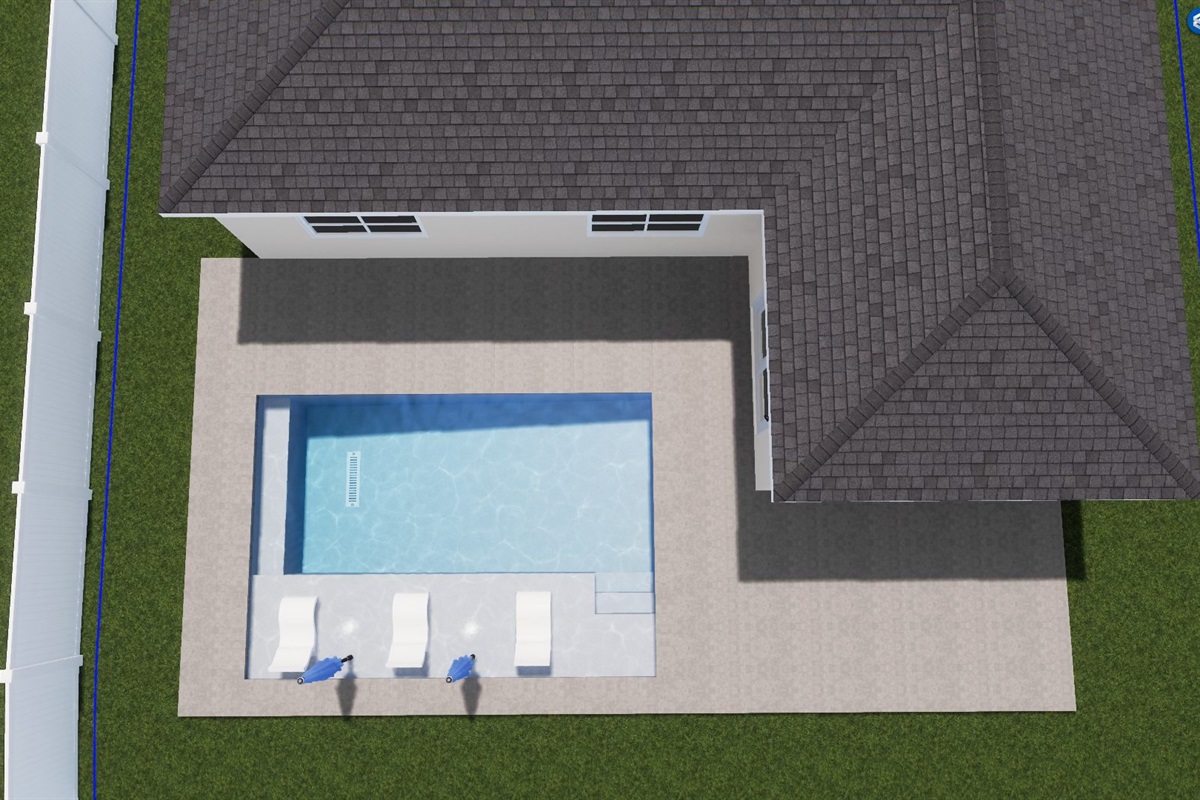 Brand new heated pool coming before Thanksgiving 2025.