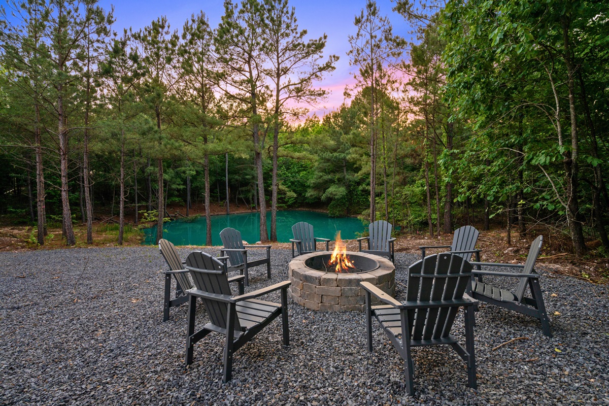 Roast marshmallows around the fire pit, share stories under the stars, and enjoy peaceful nights spent outdoors with family and friends.