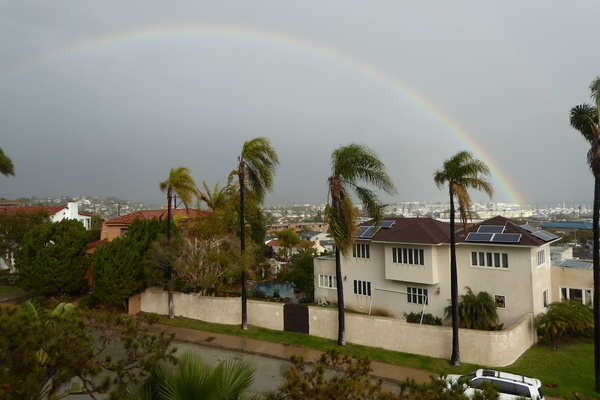 Yes, we even get a rainbow now and then!