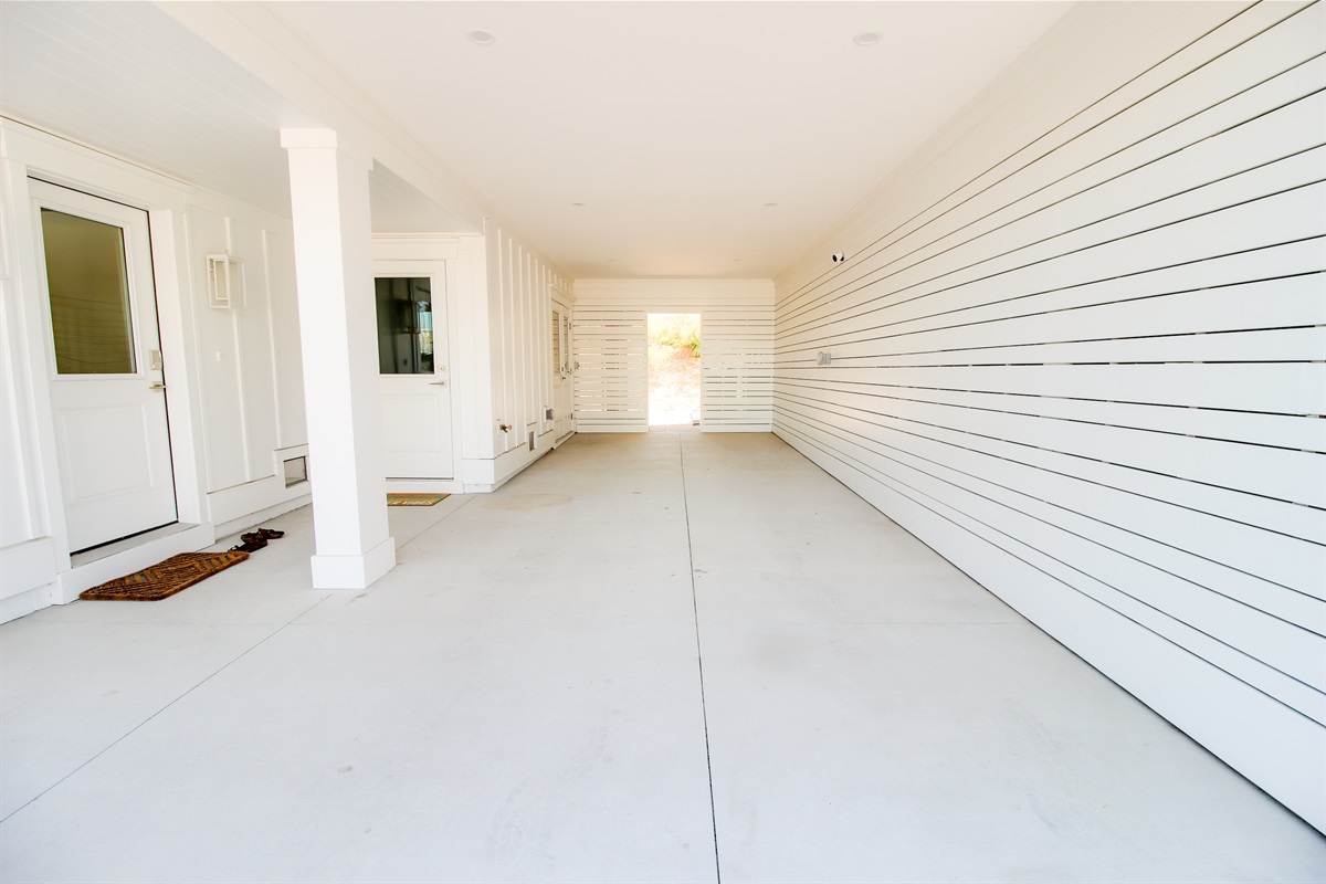 Carport / Entry Door / Beach Gear Closet