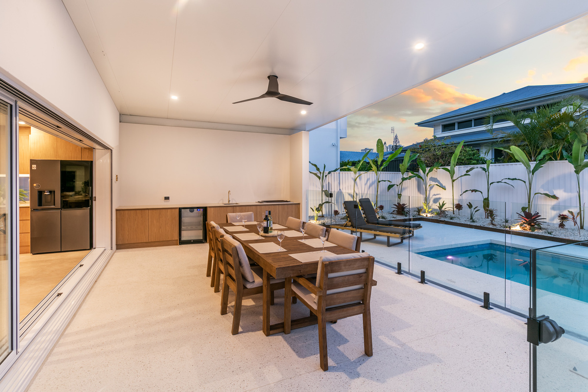 Outdoor entertaining area