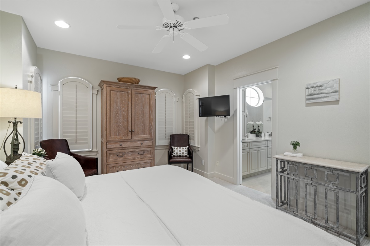 Primary Bedroom with Side Gulf Views