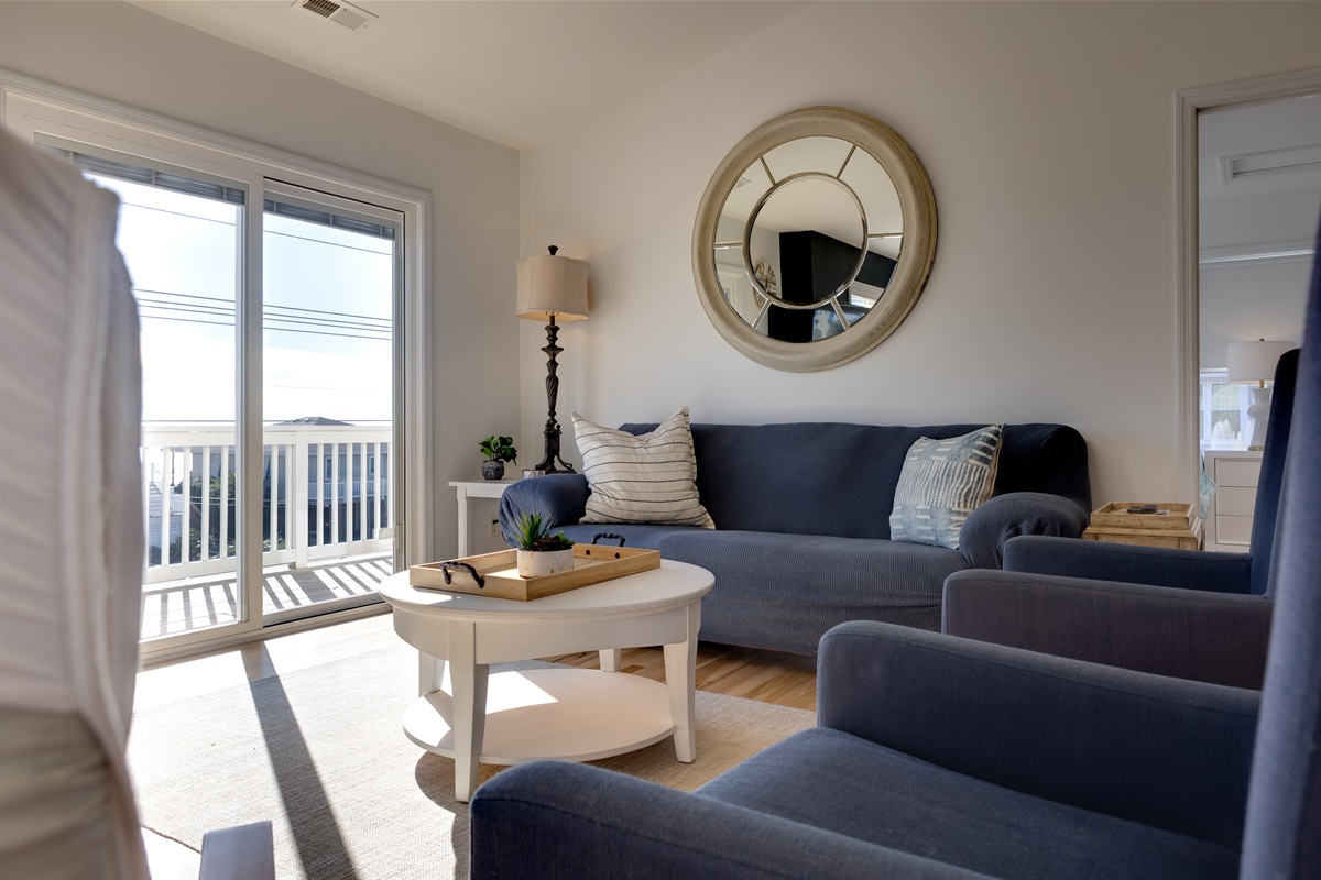 Coastal comfort with a private balcony&mdash;perfect for relaxing after a day by the beach