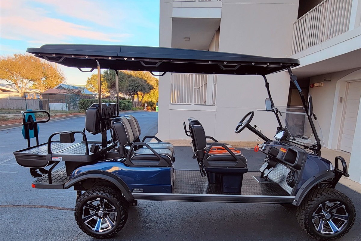 6 person street legal golf cart
