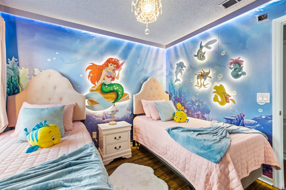 Bedroom 2 Little Mermaid Inspired Room