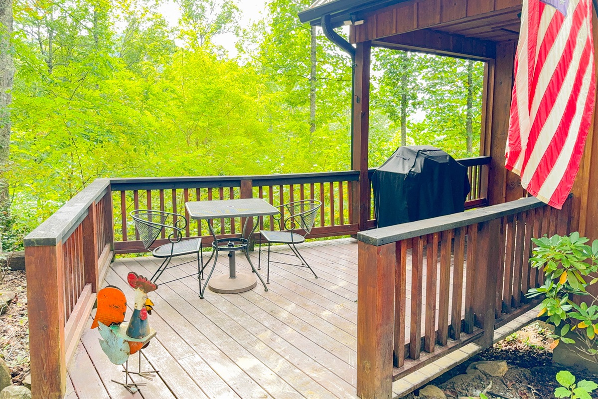 Plenty of outside seating 