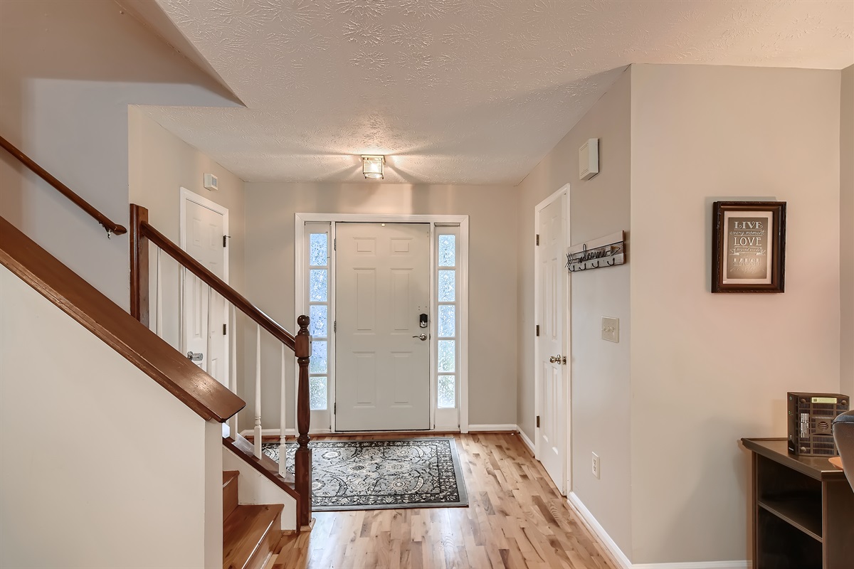 Front Foyer with 1/2 Bath