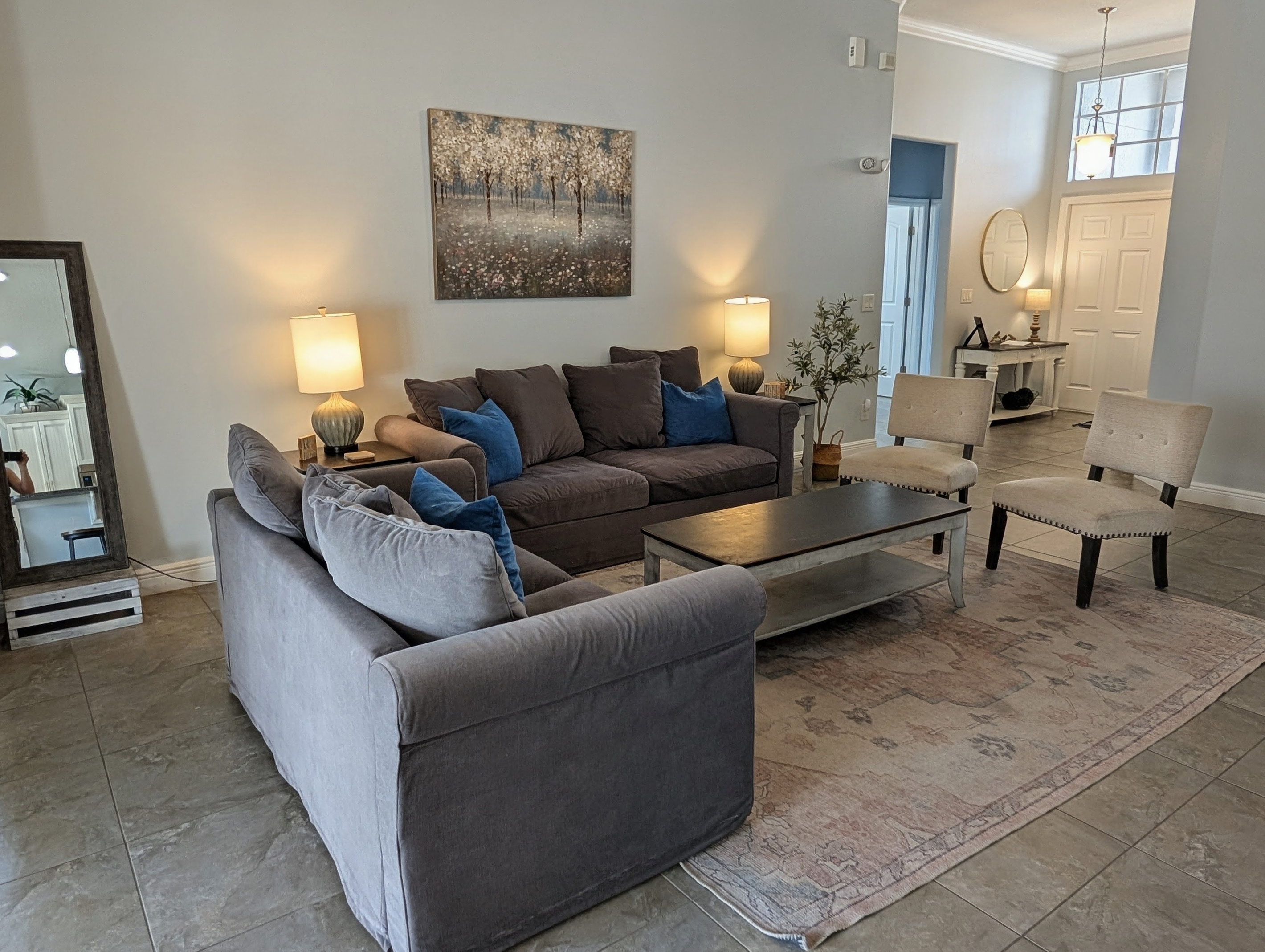 Living Room (Queen pull out  couch)