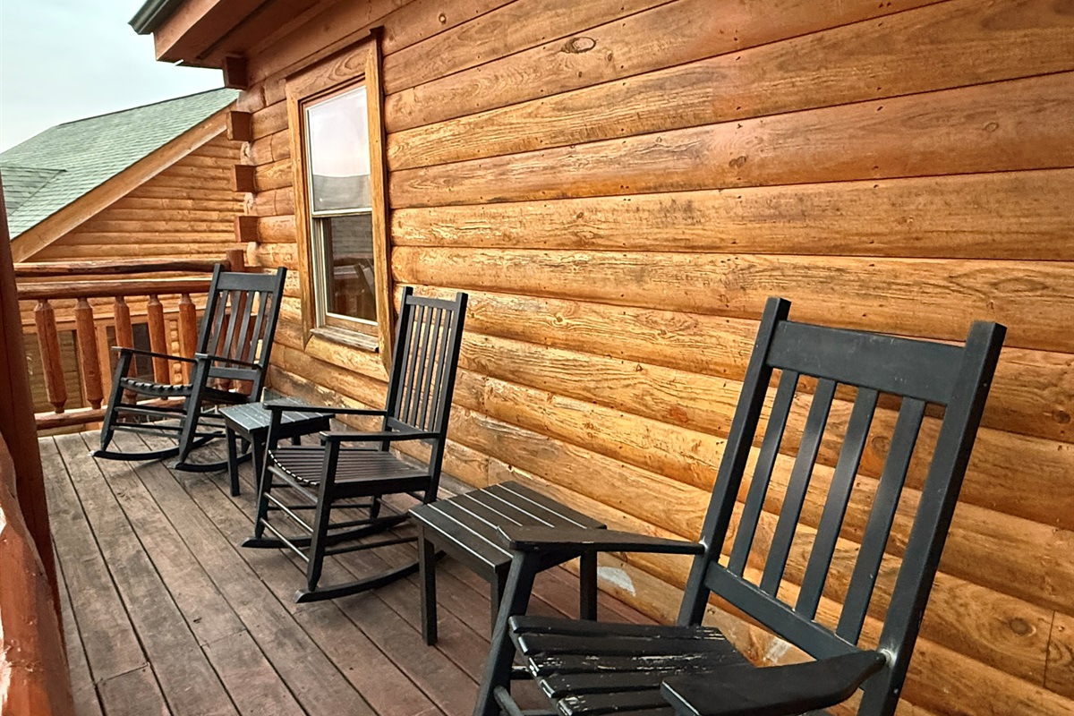 Start your day gently rocking away your worries on our classic porch rockers.