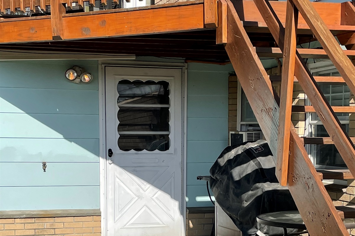 Access to share laundry area
