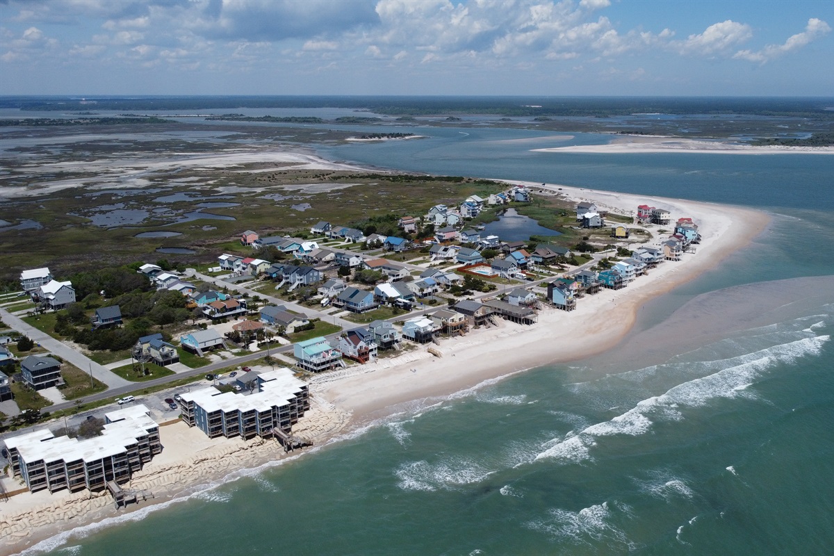 Topsail Reef, located at the north end of Topsail Island