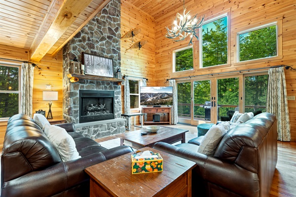 Our living area is a soft landing at the end of the day—relaxed, bright, and full of comfort!