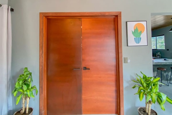 Double wide doors for easy accessibility.