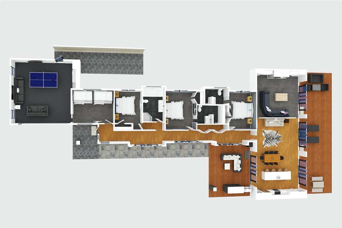 Lay out of the Holiday House