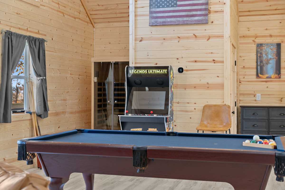 Sauna and Arcade