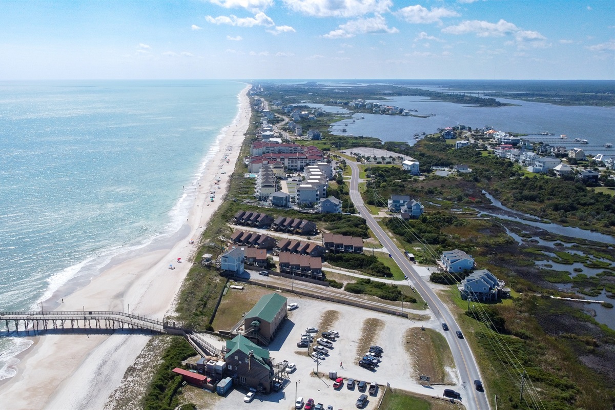 North Topsail Beach, looking south