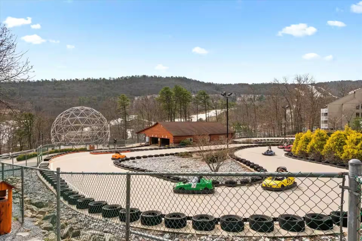 Race, laugh, repeat — family memories start here. Go-kart adventures are just minutes away from your stay.