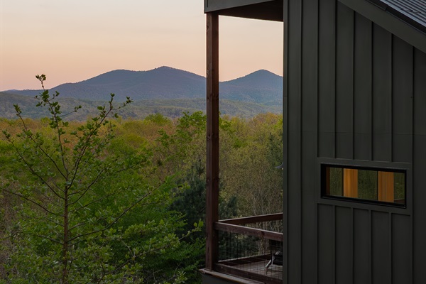 Outdoor Lounge View | Sweeping mountain views from the balcony