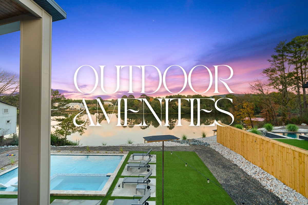 Take in the breathtaking lake views from this open outdoor space, where the beauty of nature surrounds you from every angle.