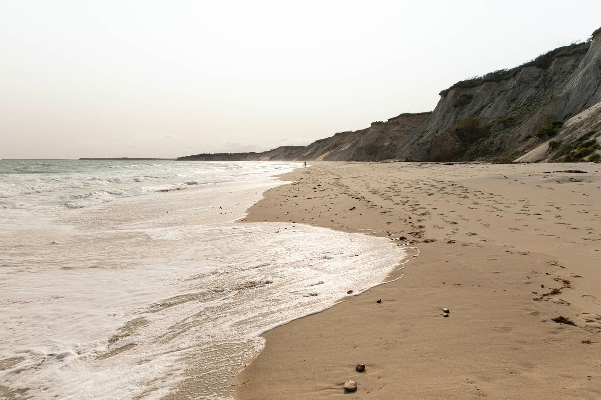 Ground level shot of your private beach