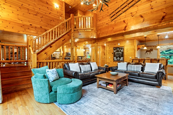 With its open layout and comfy seating, it’s perfect for everything from lazy Sunday lounging to lively evening chats!