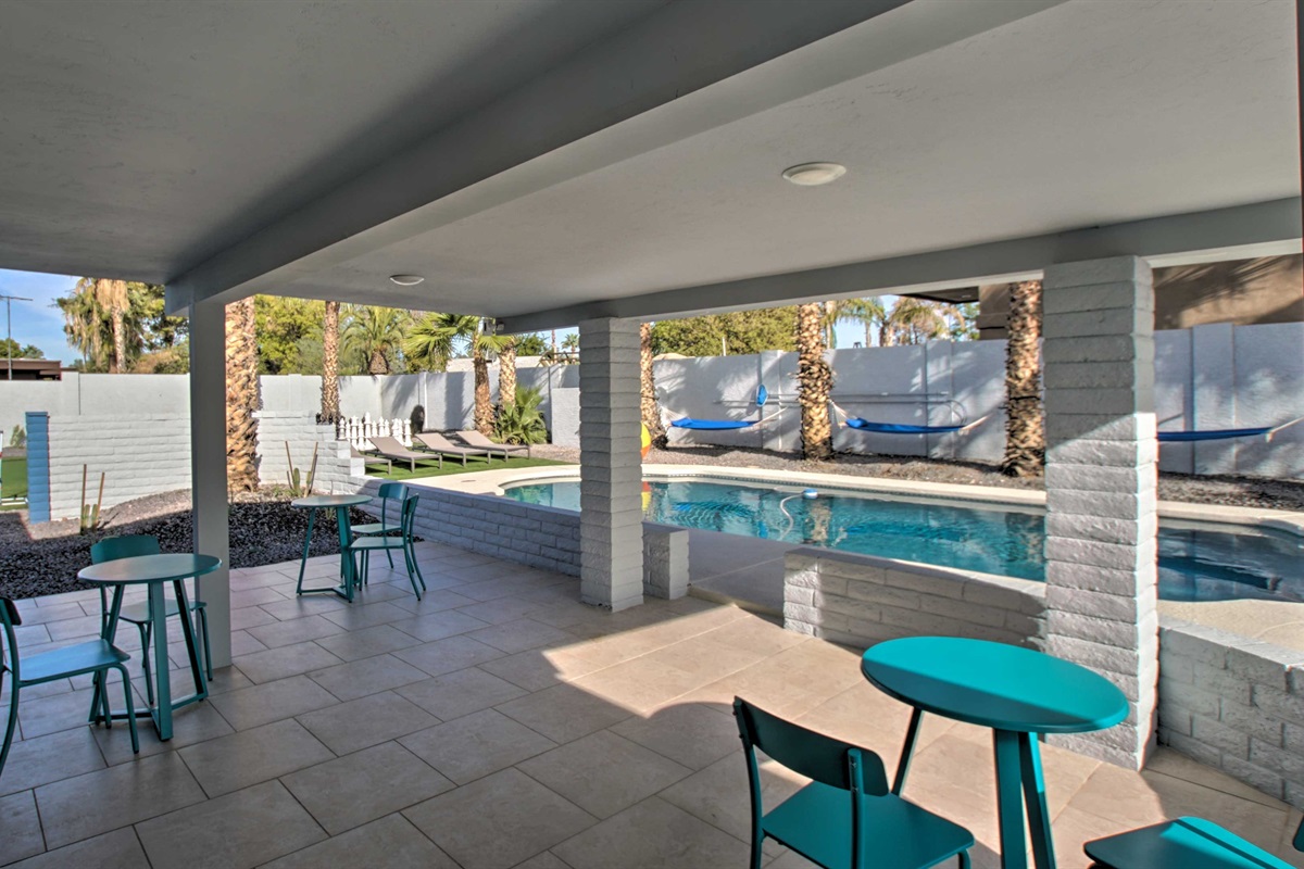 Private Covered Patio