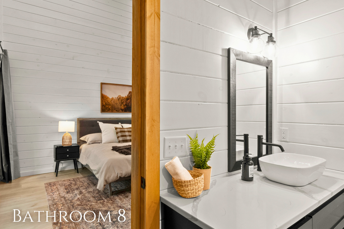 Admire the splendor and finesse of our ensuite