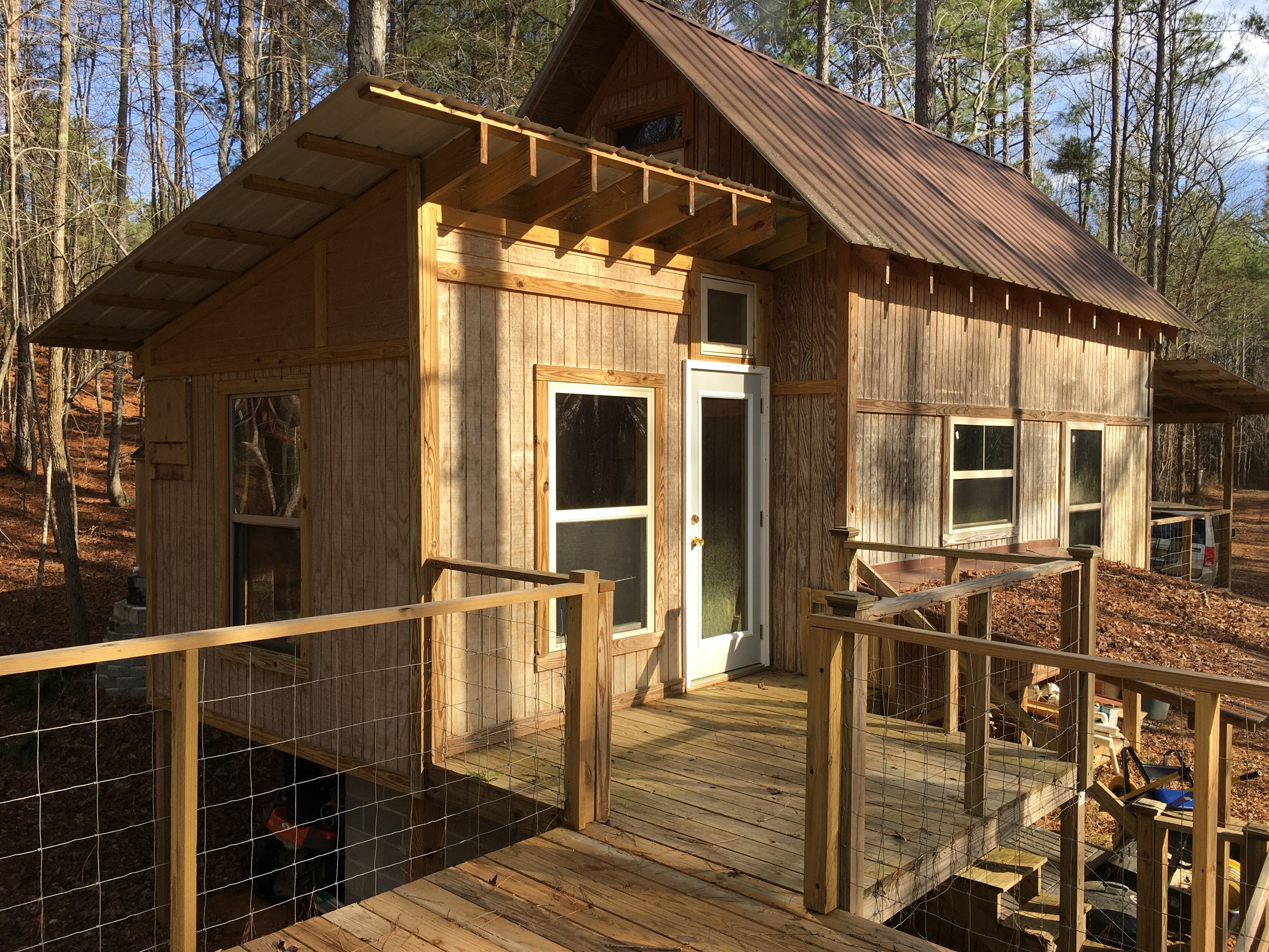 Back door from deck.