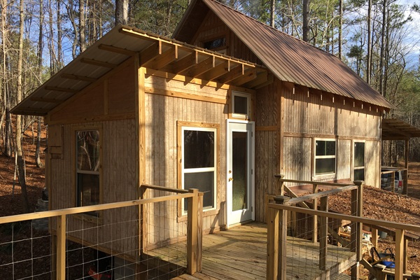 Back door from deck.