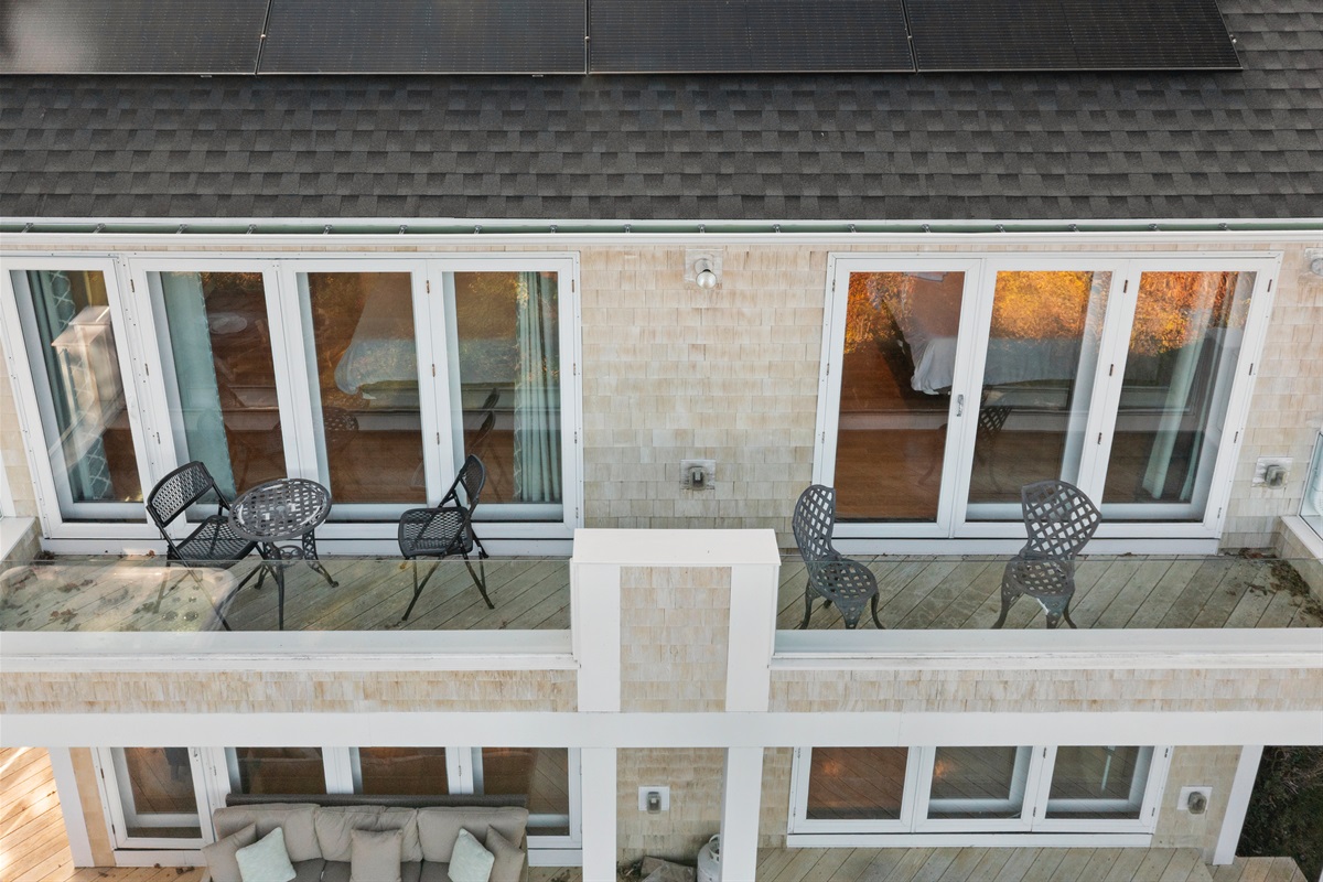 Enjoy a peaceful moment on the charming outdoor mini terrace.