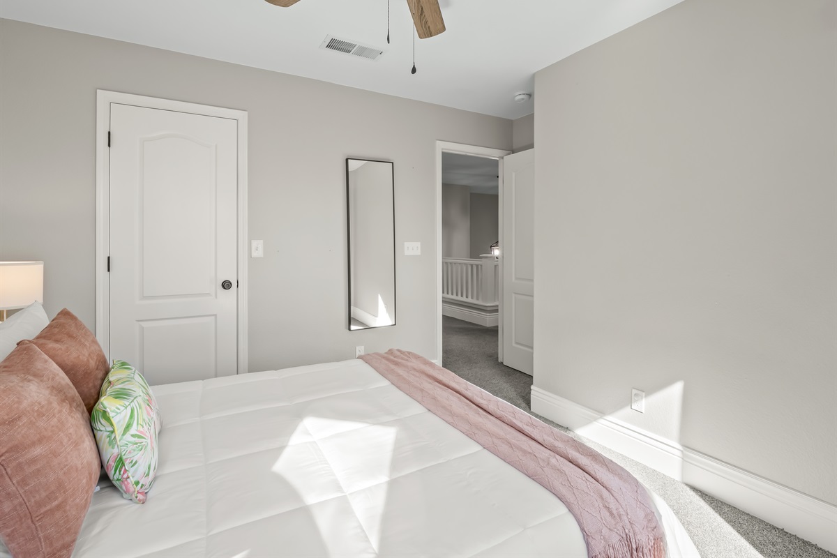 Peaceful retreat with soft natural light, neutral tones, and airy design—your own private space to unwind in comfort.