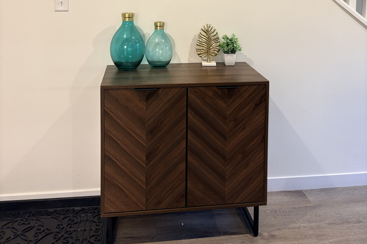 Cabinet with board games