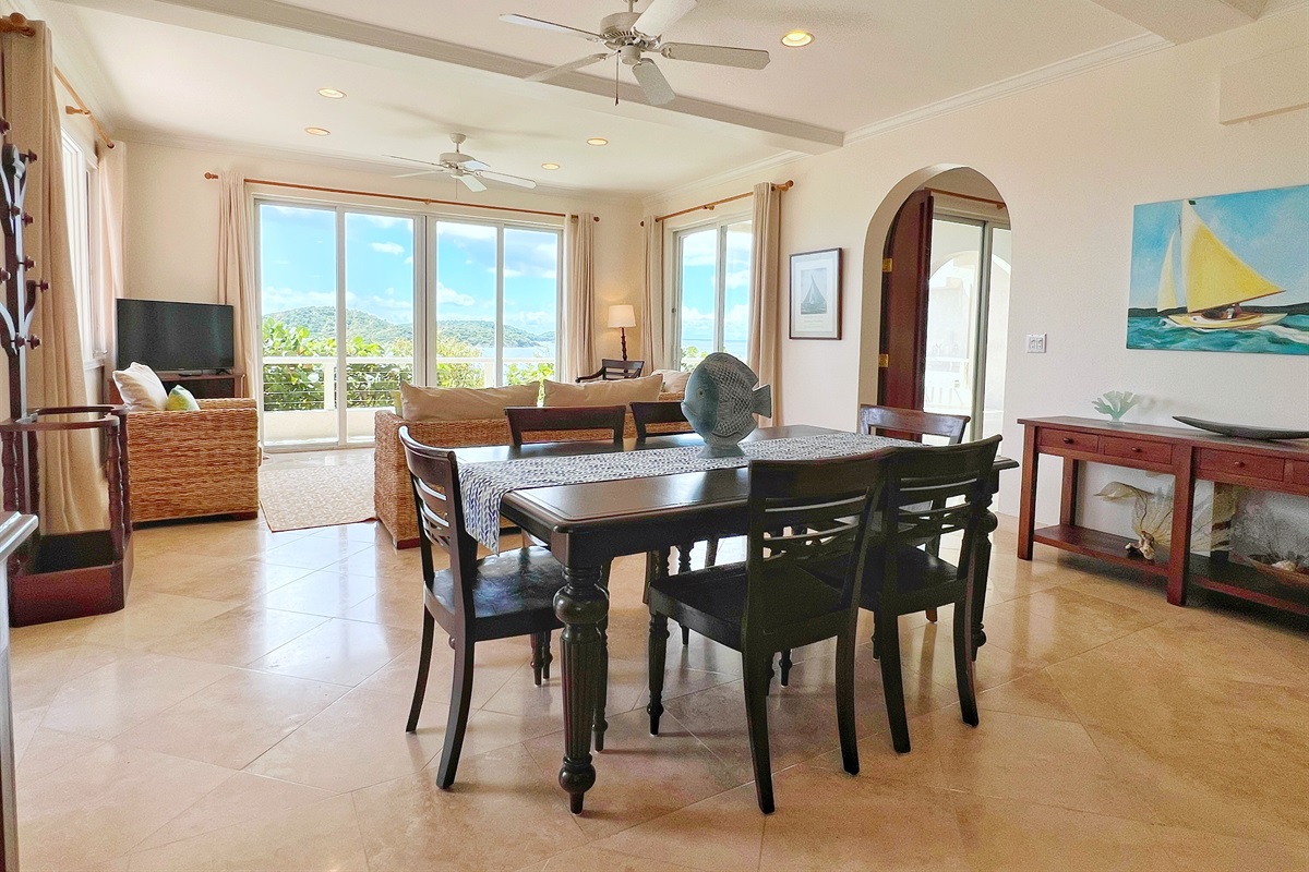 The apartment has its own dining room in case you're feeling especially anti-social.