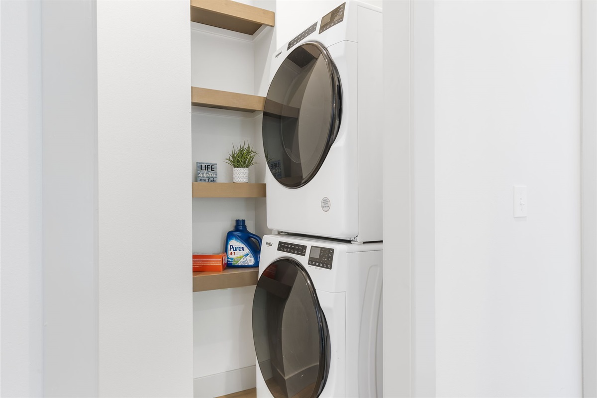 Washer and dryer room