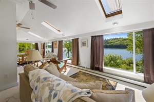 House living room , with cozy couch and armchairs