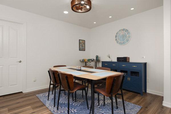 Upstairs Great Room with Dining area/ Coffee and wine bar