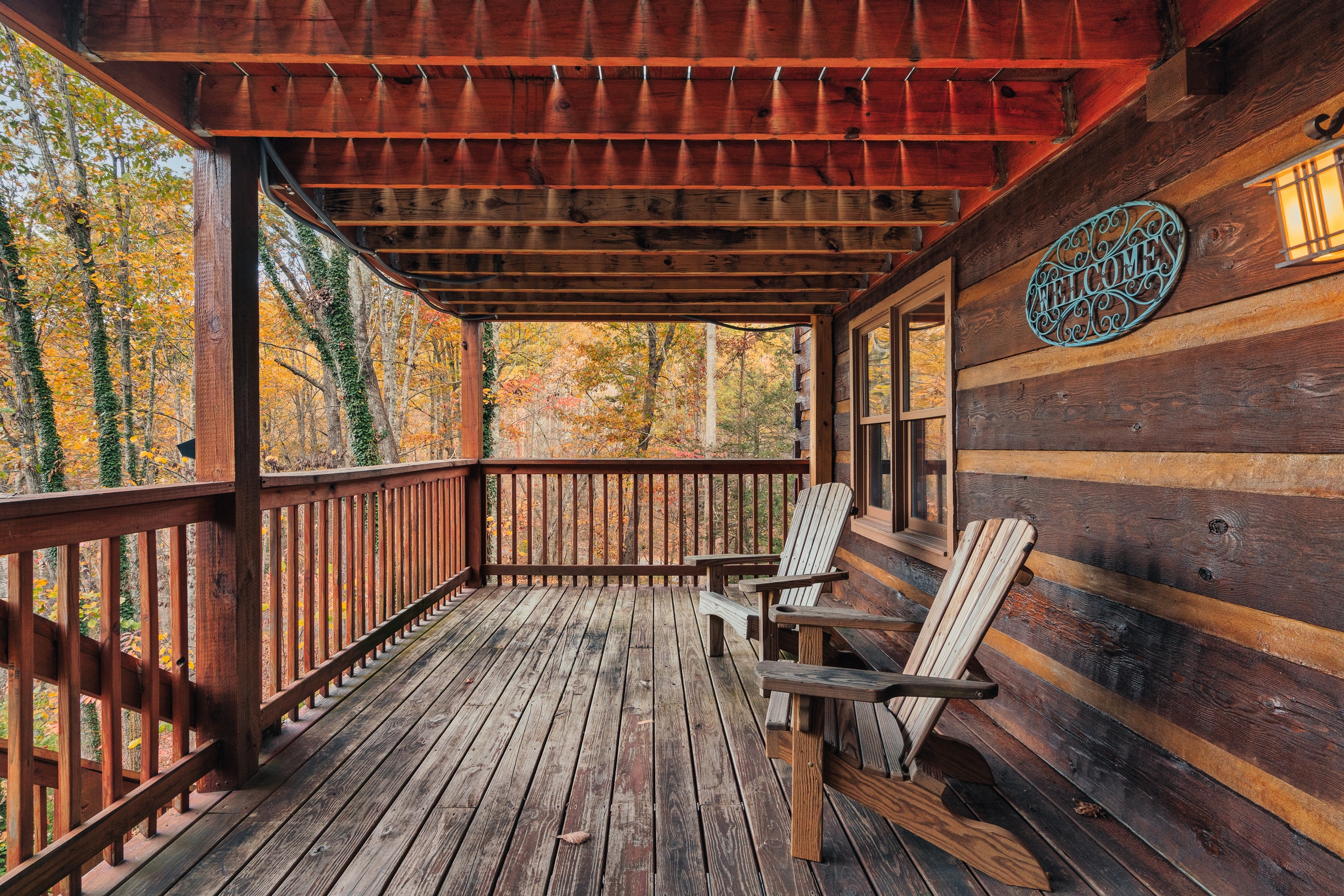 2nd Floor Entry Porch with seating