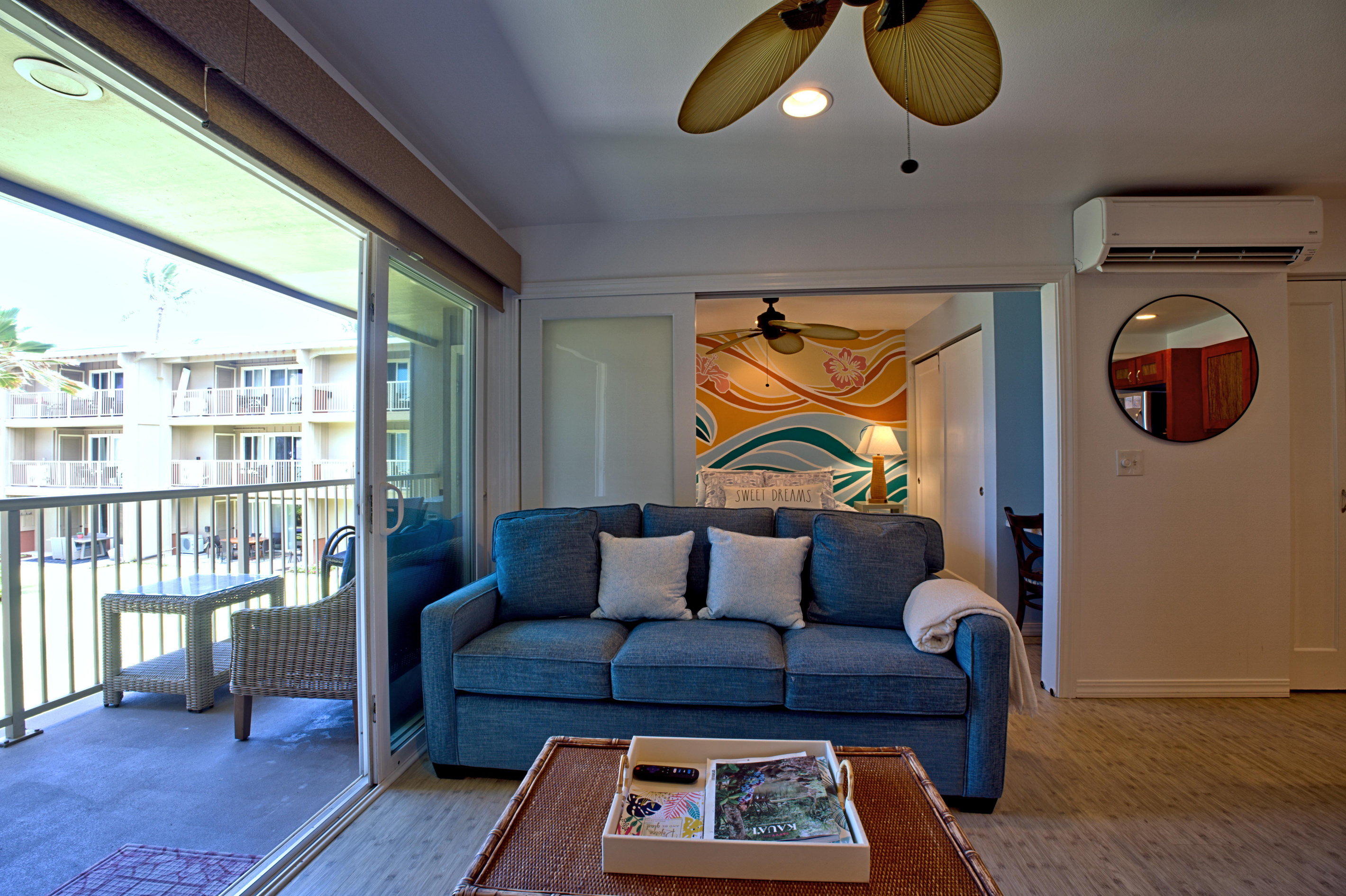 Living room with AC