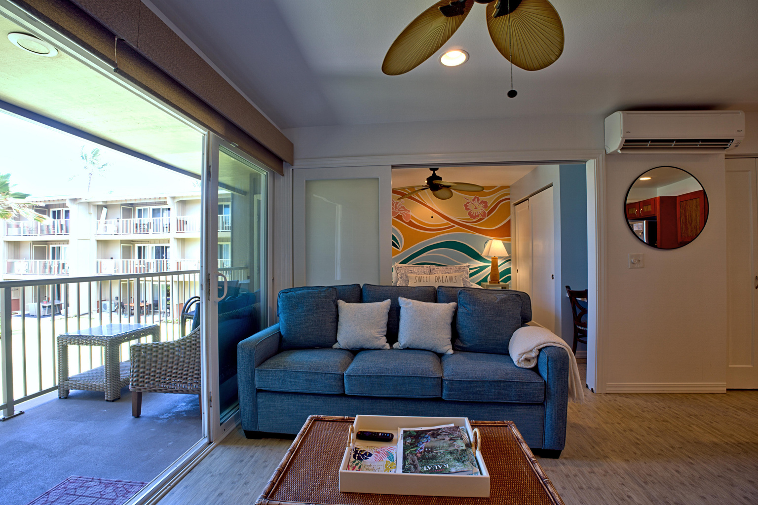 Living room with AC