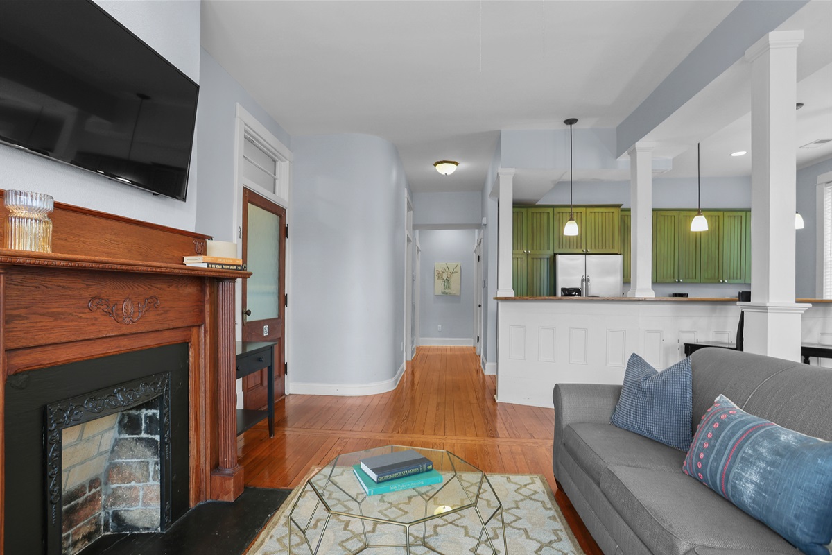 An open layout connects every space—perfect for gathering and relaxing.