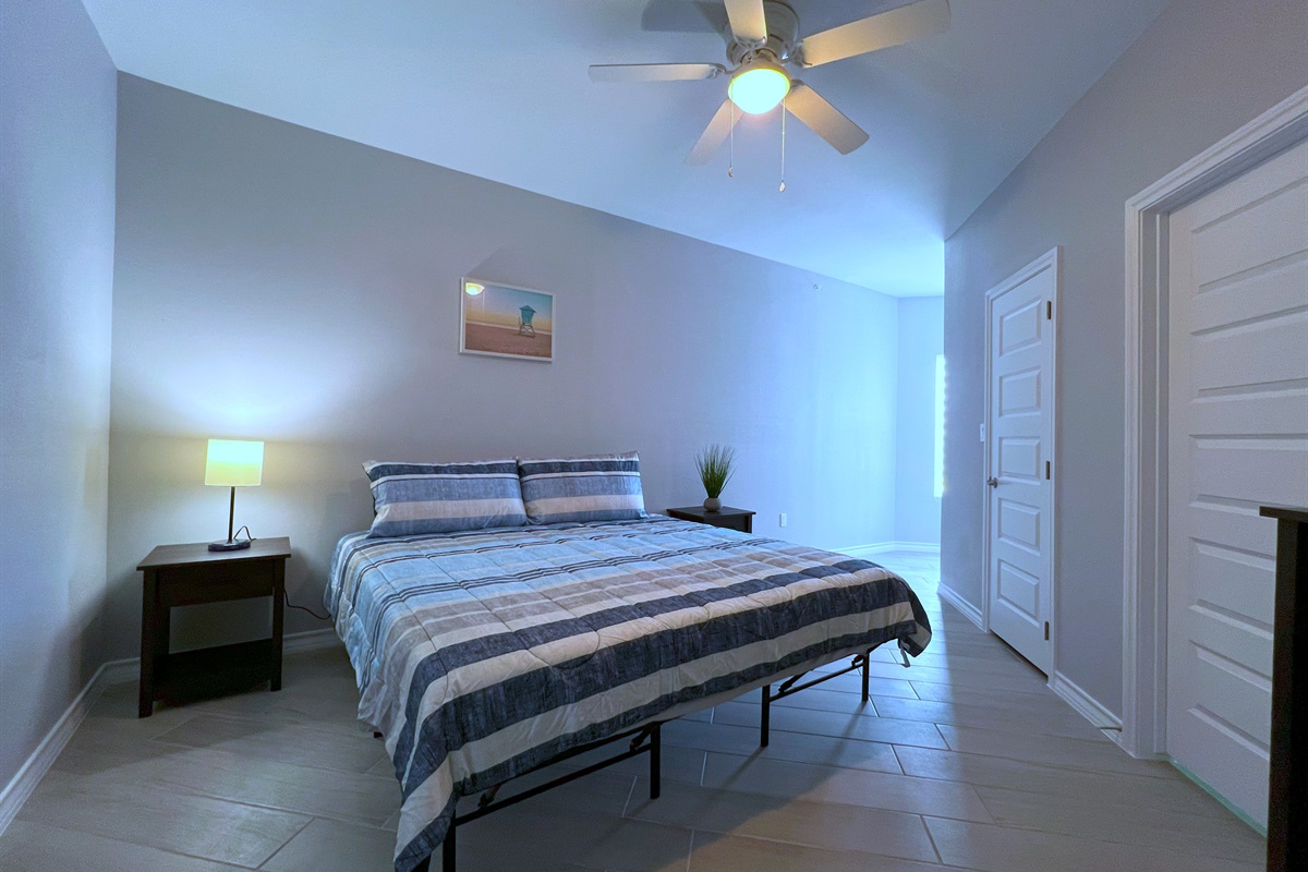 Primary Bedroom - King Bed w/ Dedicated Workspace